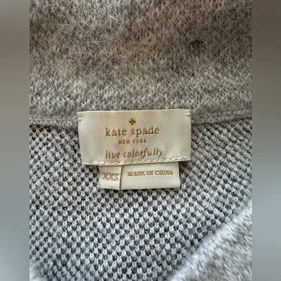 KATE SPADE Woman's Cotton/Wool Stallion Sweater, Size XXS - Picture 4 of 9